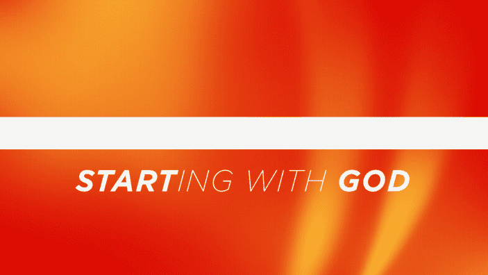 Starting With God Image